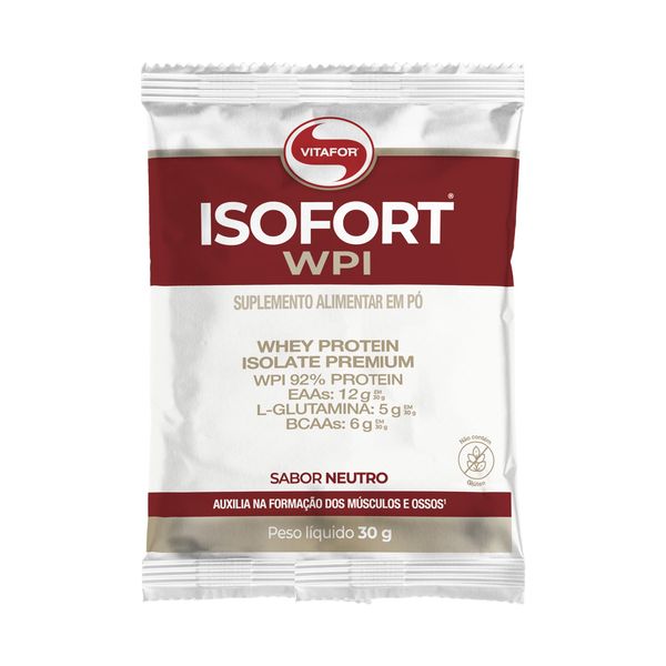 ISOFORT® WPI Sabor Neutro Sachê Unitário 30g