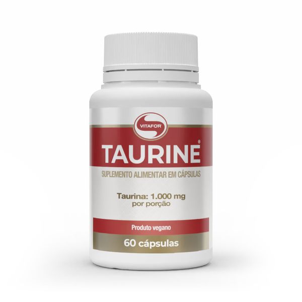 TAURINE®: L-Taurina 1000mg 60 Cápsulas Taurine - 60 cap