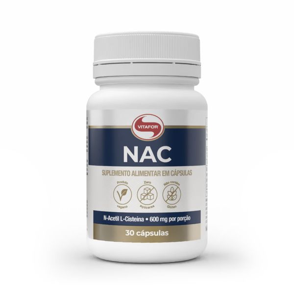 NAC: N-acetil L-cisteína 30 Cápsulas