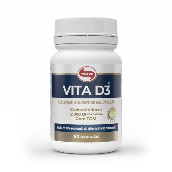 VITA D3®: Suplemento de Vitamina D3 60 Cápsulas