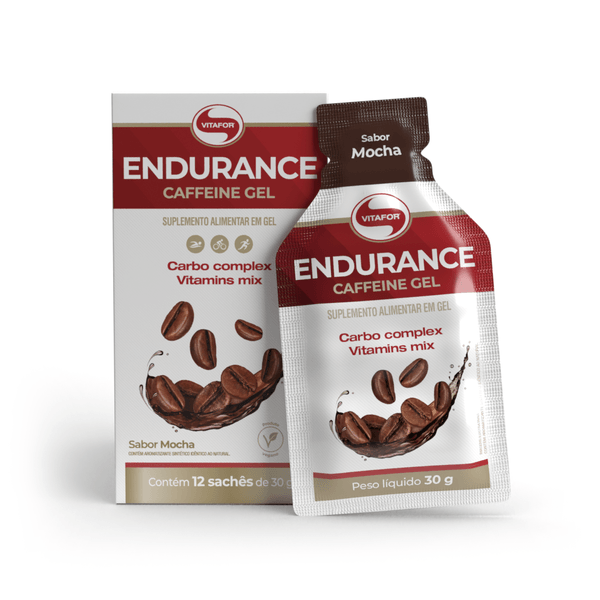 ENDURANCE CAFFEINE GEL Sabor Mocha 12 Sachês 30g