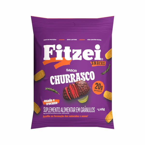 FITZEI® SNACKS PROTEICOS – 45g Churrasco