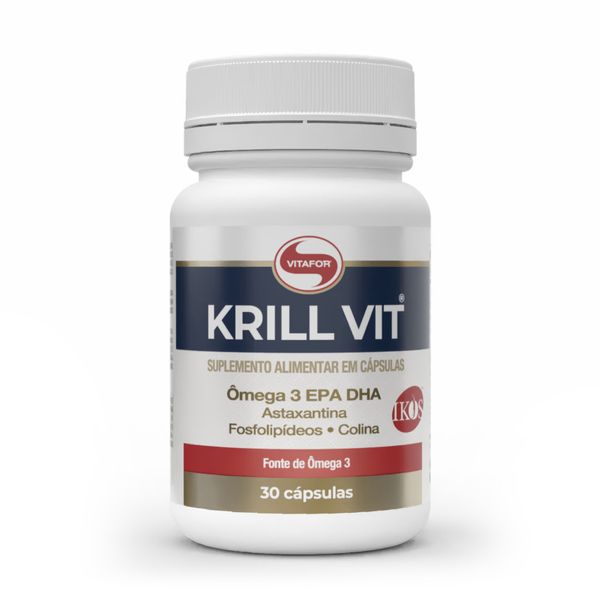KRILL VIT®: Ômega 3 de Krill 30 Cápsulas