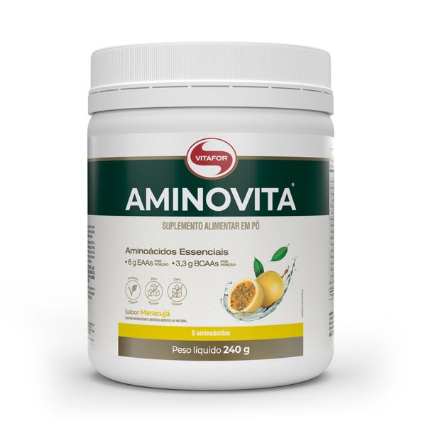 AMINOVITA® Sabor Maracujá 240g Aminovita® – 240g –Maracujá