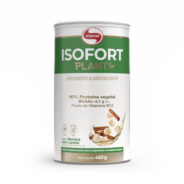 ISOFORT® PLANT Sabor Banana c/ Canela 450g